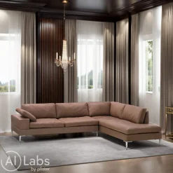 brühl Ecksofa Alba braun New