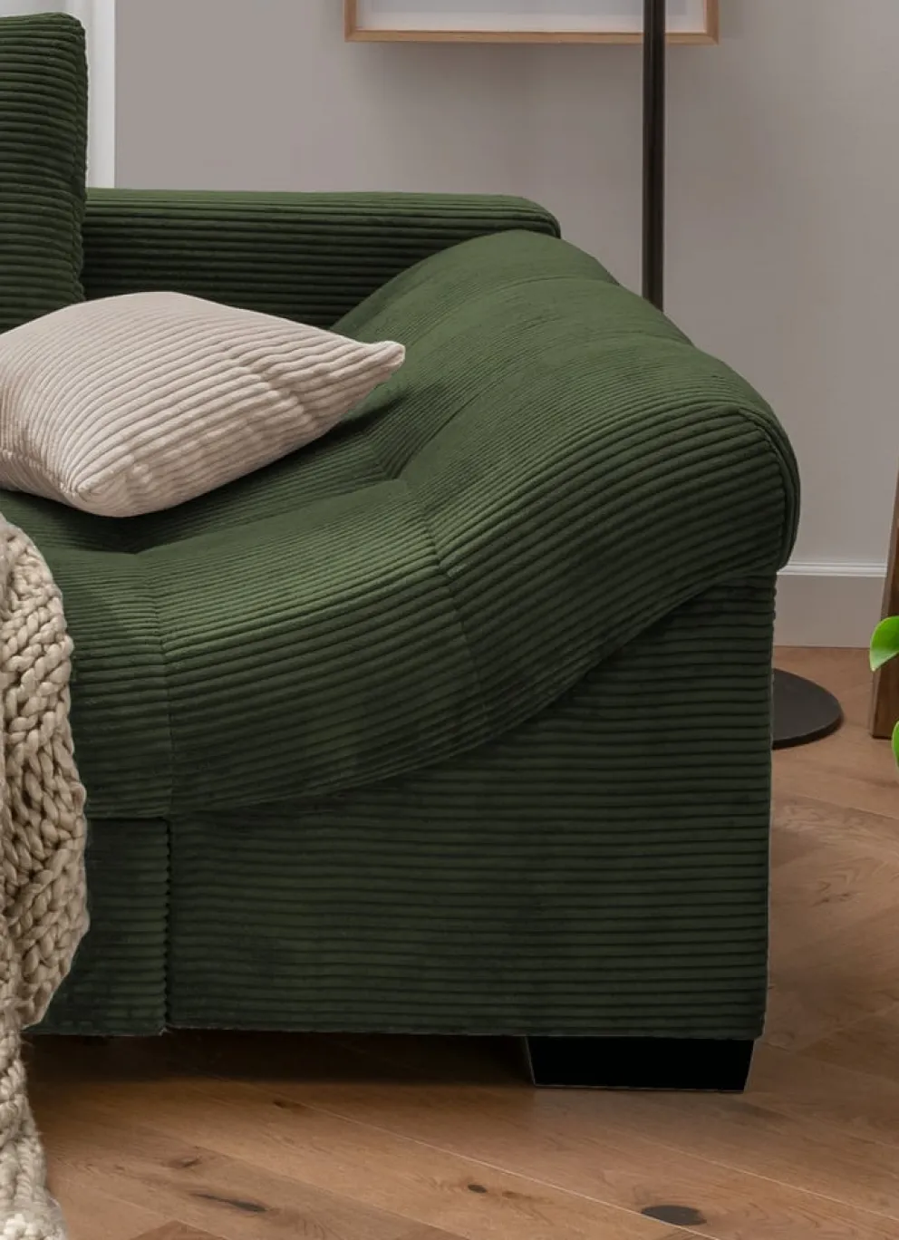 MID.YOU Ecksofa Alvito moosgrün New