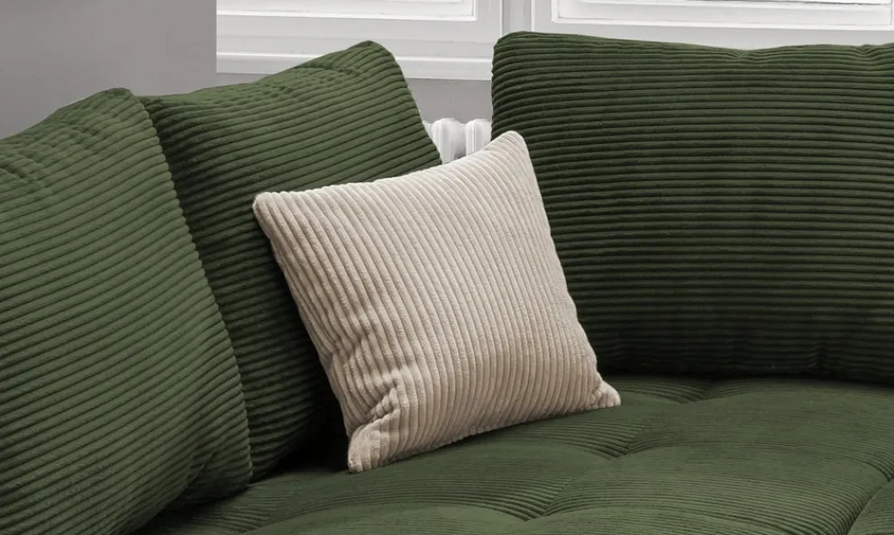 MID.YOU Ecksofa Alvito moosgrün New
