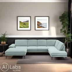 Beldomo System Ecksofa Arzona mint Outlet