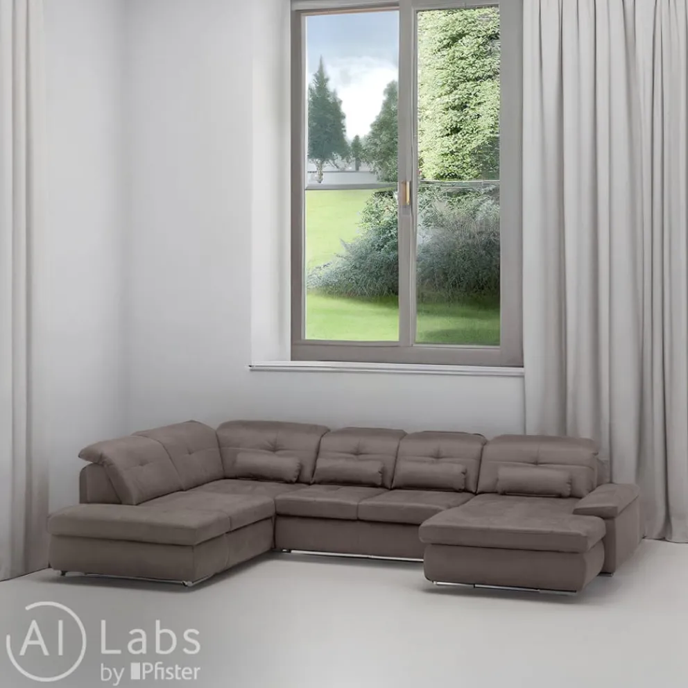 Beldomo Style Ecksofa Austin Kat. 2, Holiday nougat Clearance