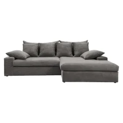 Livetastic Ecksofa Avellino grau New