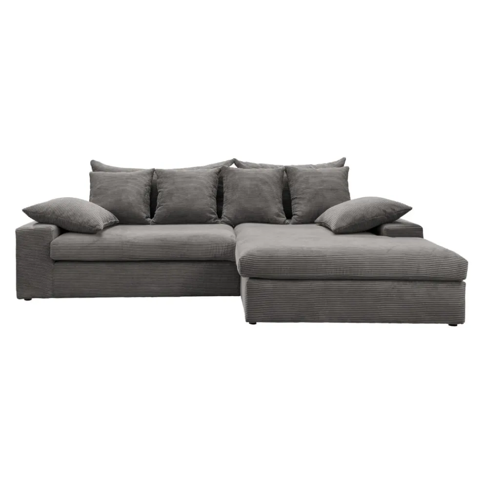 Livetastic Ecksofa Avellino grau New