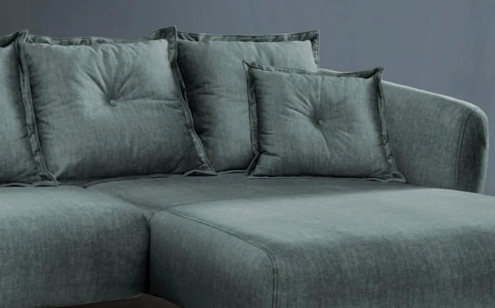 Livetastic Ecksofa Baggio ozeanblau Clearance