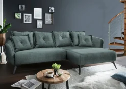 Livetastic Ecksofa Baggio ozeanblau Clearance