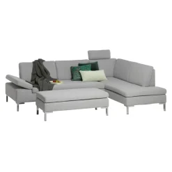 Hom'In Ecksofa Baltimore Kat. 5, GBA 9 agate grey Hot