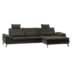 Dieter Knoll Ecksofa Bergamo oliv Clearance