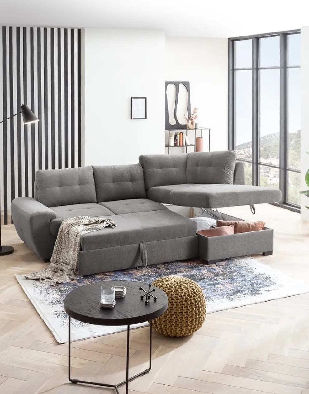 Livetastic Ecksofa Burner grau Online