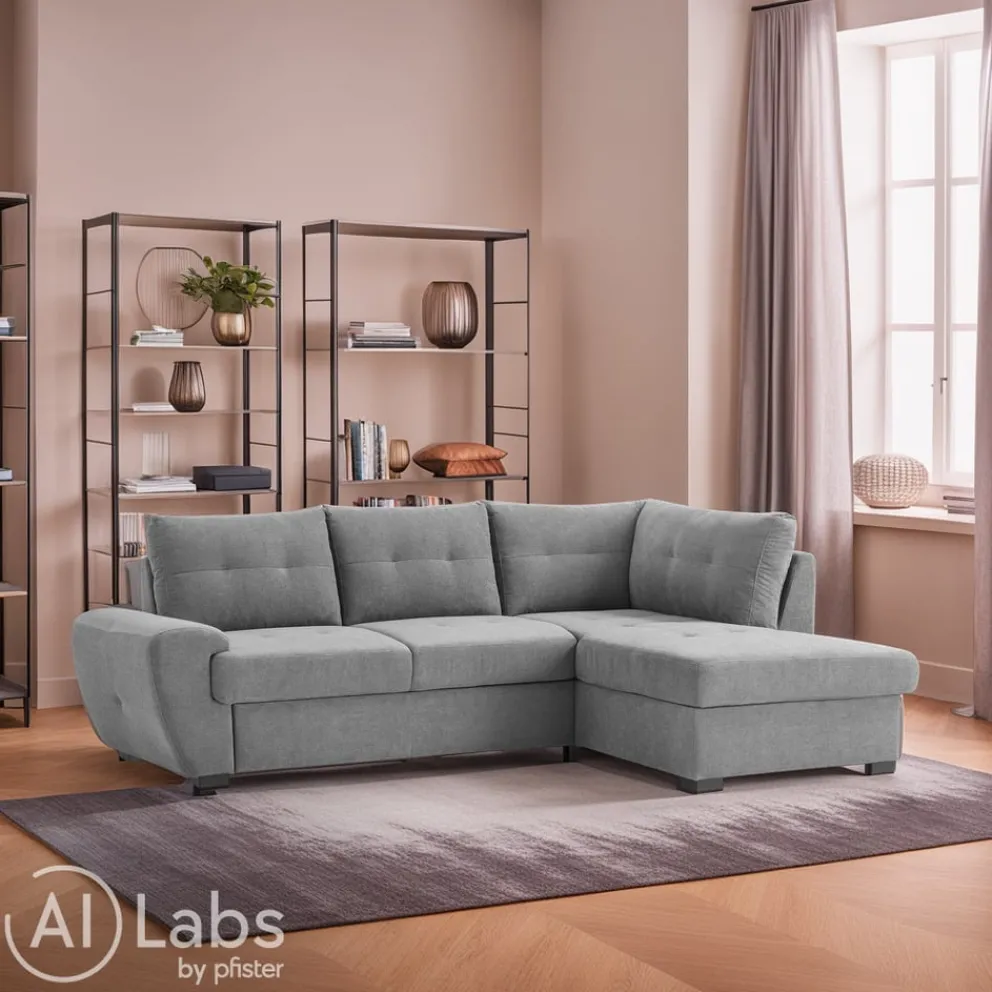 Livetastic Ecksofa Burner grau Online