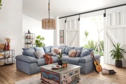 Carry Home Ecksofa Casablanca blau Discount