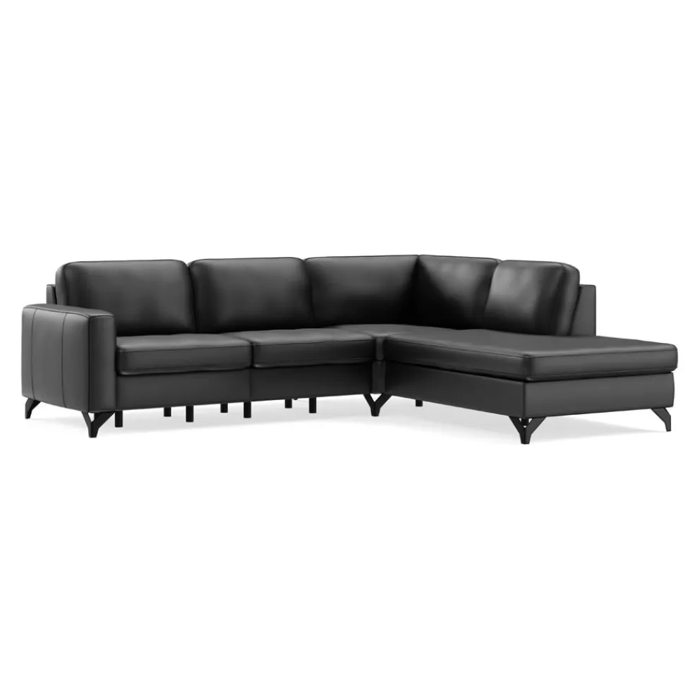 Johann Jakob Ecksofa Classics Plus Kat. H, Torero Nero New