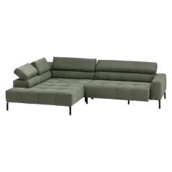Pure Home Lifestyle Ecksofa Cleveland oliv
