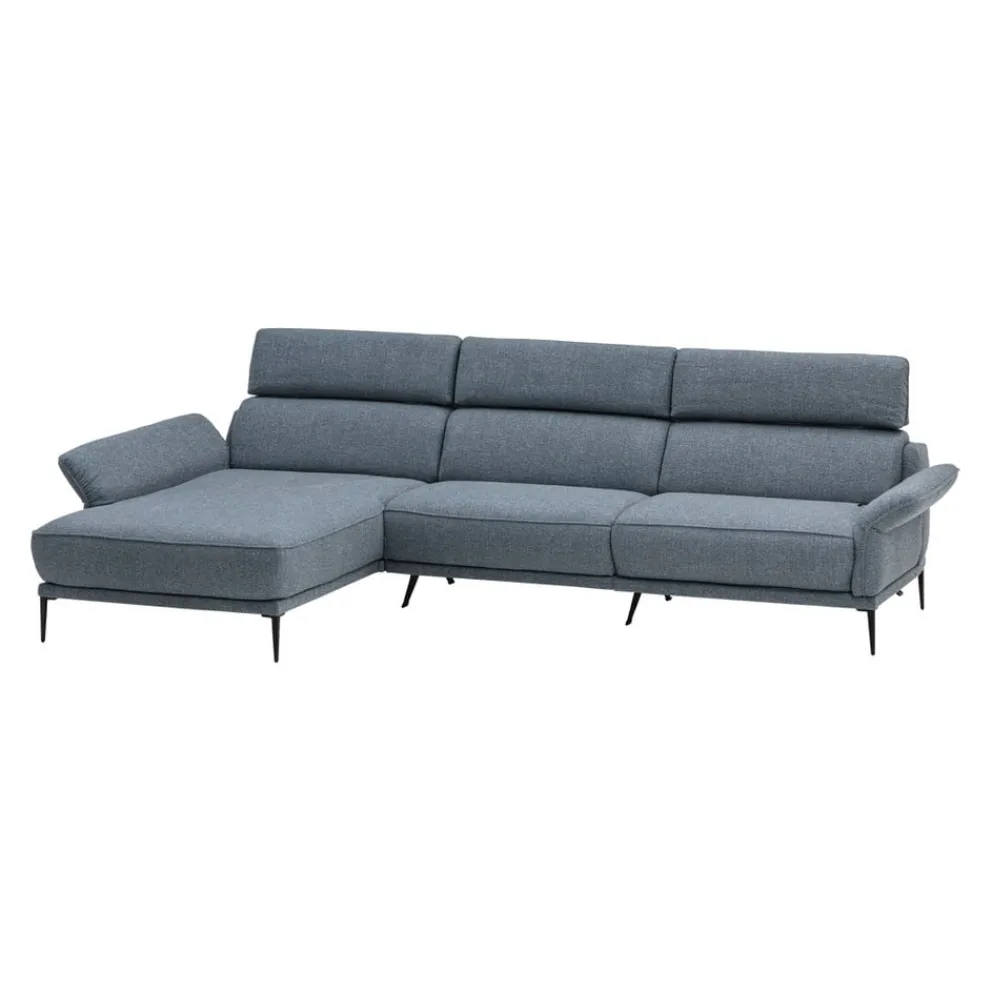 Johann Jakob Ecksofa Cuddly dunkelblau Outlet