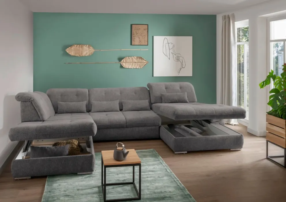 Livetastic Ecksofa Dalida braungrau Clearance