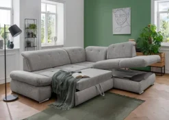Livetastic Ecksofa Dalida silber Discount