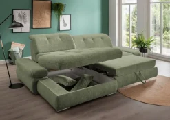Livetastic Ecksofa Dalida grün Clearance
