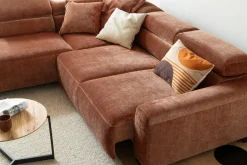 Pure Home Lifestyle Ecksofa Dallas rostrot Best
