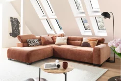Pure Home Lifestyle Ecksofa Dallas rostrot Best