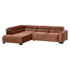 Pure Home Lifestyle Ecksofa Dallas rostrot Best
