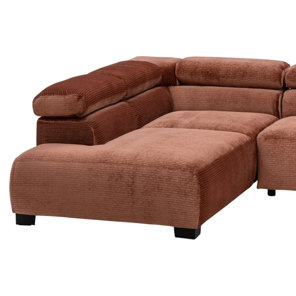 Pure Home Lifestyle Ecksofa Dallas rostrot Best