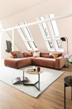 Pure Home Lifestyle Ecksofa Dallas rostrot Best