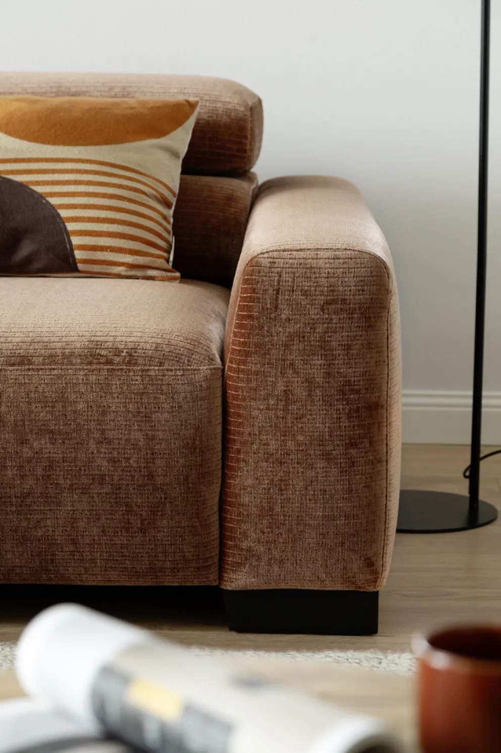 Pure Home Lifestyle Ecksofa Dallas rostrot Best