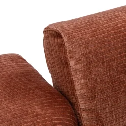 Pure Home Lifestyle Ecksofa Dallas rostrot Outlet