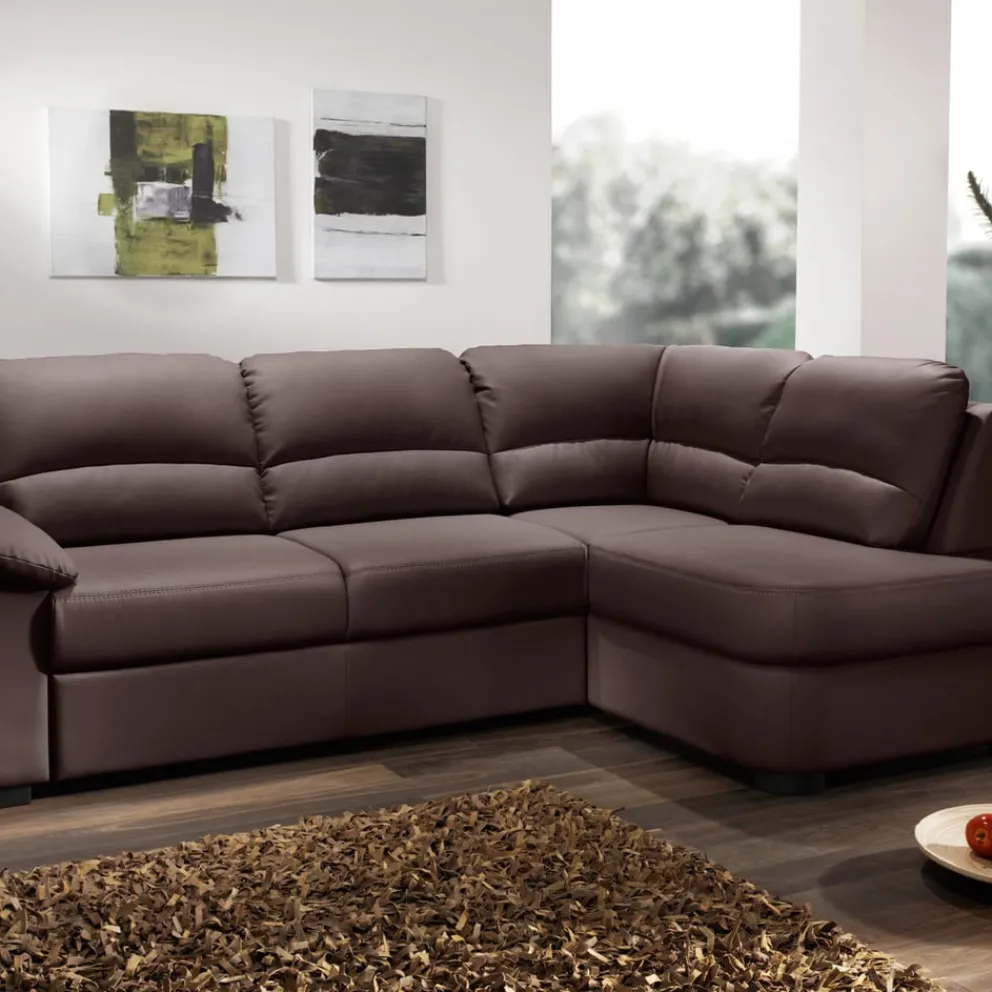 Livetastic Ecksofa Danilo 2S, Pulse D207 coffee Hot