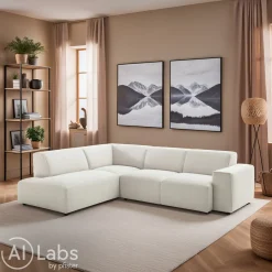 Pure Home Lifestyle Ecksofa Eastport weiss Online