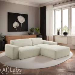 Pure Home Lifestyle Ecksofa Eastport sandbraun Hot
