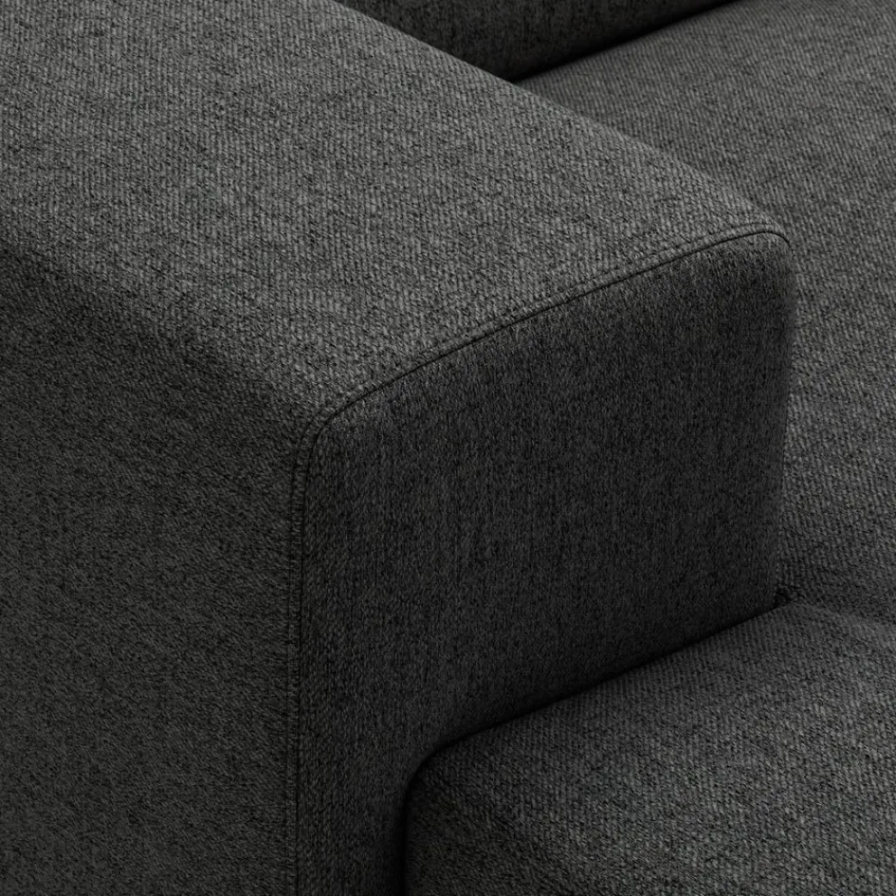one Ecksofa Huber dunkelgrau Clearance