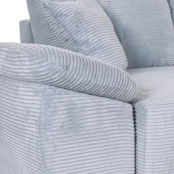 MID.YOU Ecksofa Hyde silbergrau