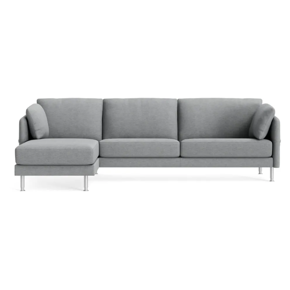 INTERTIME Ecksofa I-Cielo Kat. D, Danio hellgrau U3305D Hot