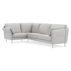 INTERTIME Ecksofa I-Cielo Carla silbergrau U1200C Outlet