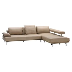 Dieter Knoll Ecksofa Imola sandbraun Best