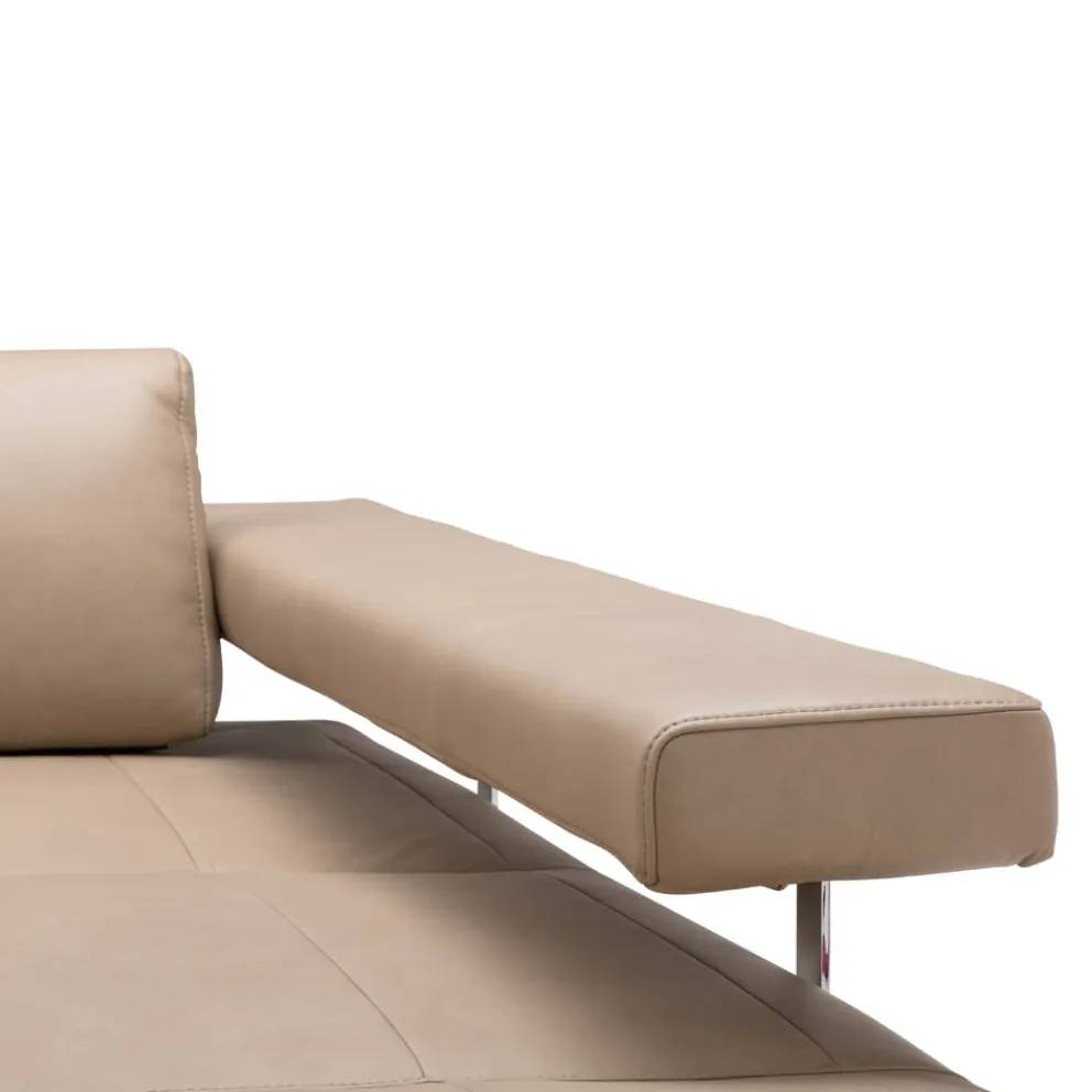 Dieter Knoll Ecksofa Imola sandbraun New