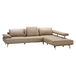 Dieter Knoll Ecksofa Imola sandbraun New