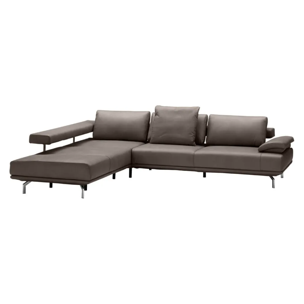 Dieter Knoll Ecksofa Imola Kat. 60, Cloudy stone Hot