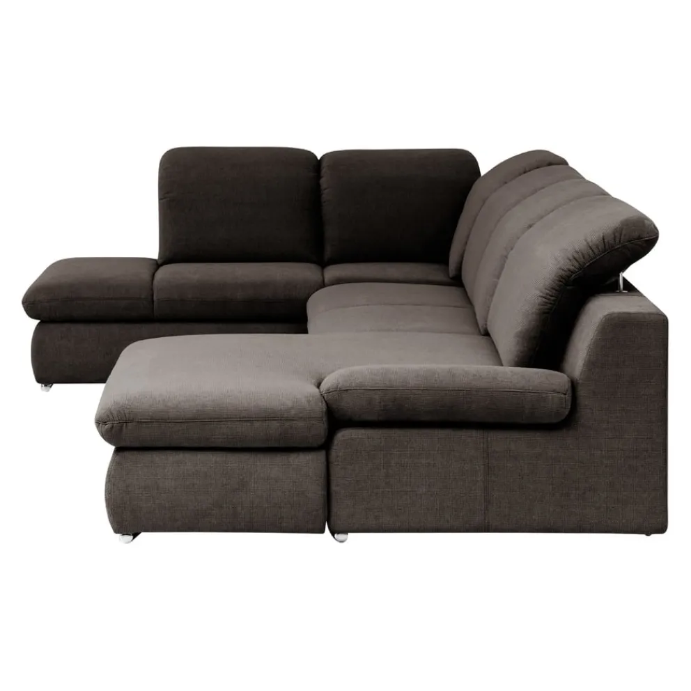 Livetastic Ecksofa Isona dunkelbraun Hot