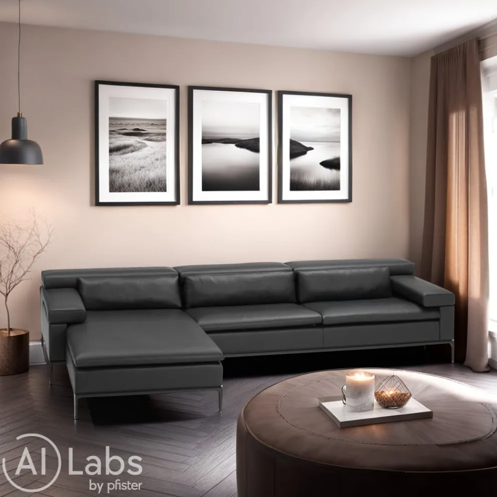 JORI Ecksofa J-Shiva Celia Nero Outlet