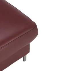 Dieter Knoll Ecksofa Latina-L dunkelrot