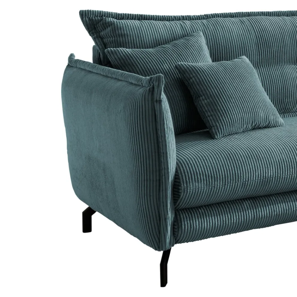 Livetastic Ecksofa Lava petrol New