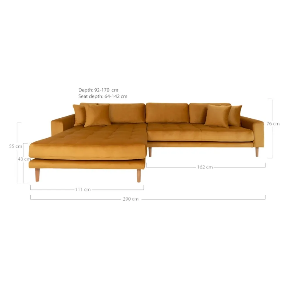 Johann Jakob Ecksofa Lido senfgelb Online