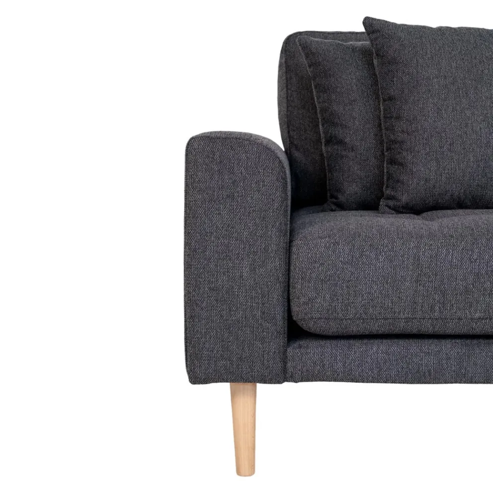 Johann Jakob Ecksofa Lido dunkelgrau Online