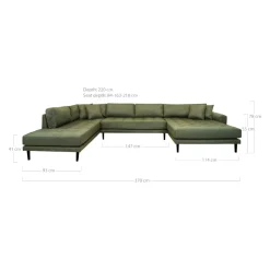 Johann Jakob Ecksofa Lido oliv Sale