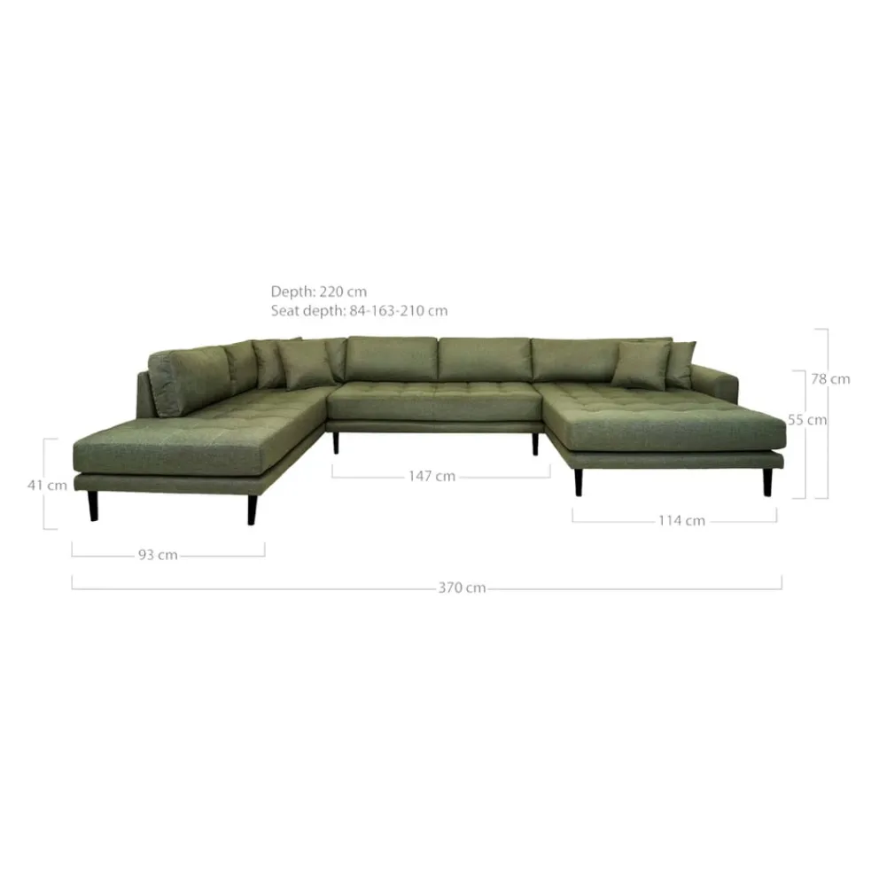 Johann Jakob Ecksofa Lido oliv Sale