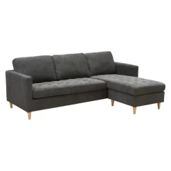 Johann Jakob Ecksofa Lido dunkelgrau Outlet