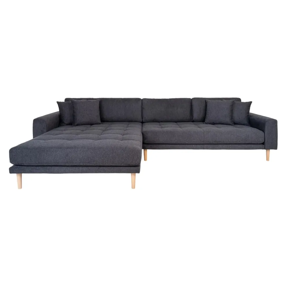 Johann Jakob Ecksofa Lido dunkelgrau Discount