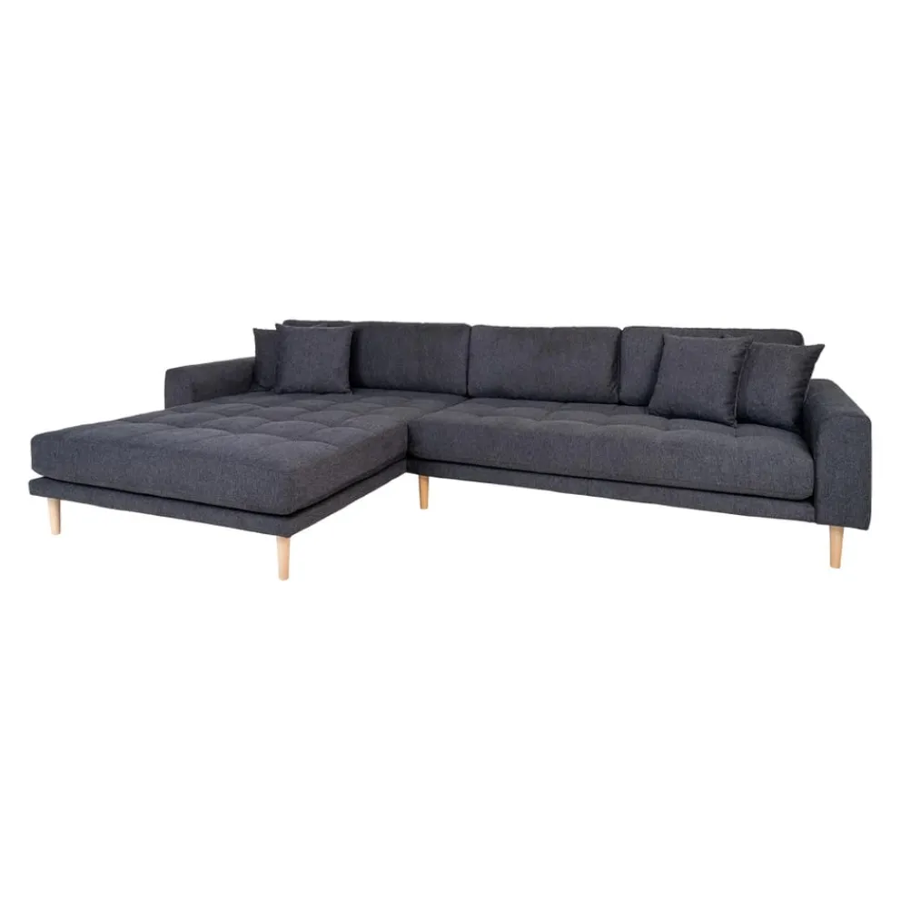 Johann Jakob Ecksofa Lido dunkelgrau Discount