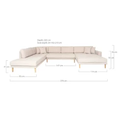 Johann Jakob Ecksofa Lido cremeweiss Sale